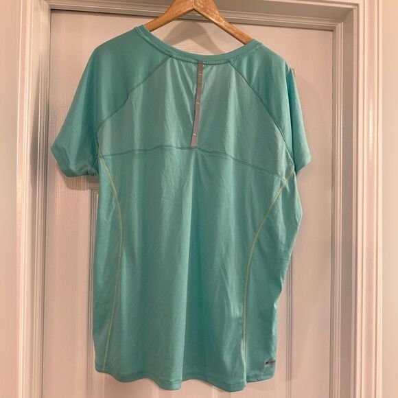 RBX Turquoise Blue Performance Short Sleeve Active Tee size 2X - Picture 2 of 3